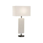 Excalibur White And Brown Accent Lighting Table Lamp - LOOMLAN - Wildwood - Table Lamps