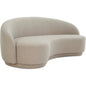 Excelsior Performance Fabric and Pine Beige Sofa - LOOMLAN - Moe's Home - Sofas & Loveseats