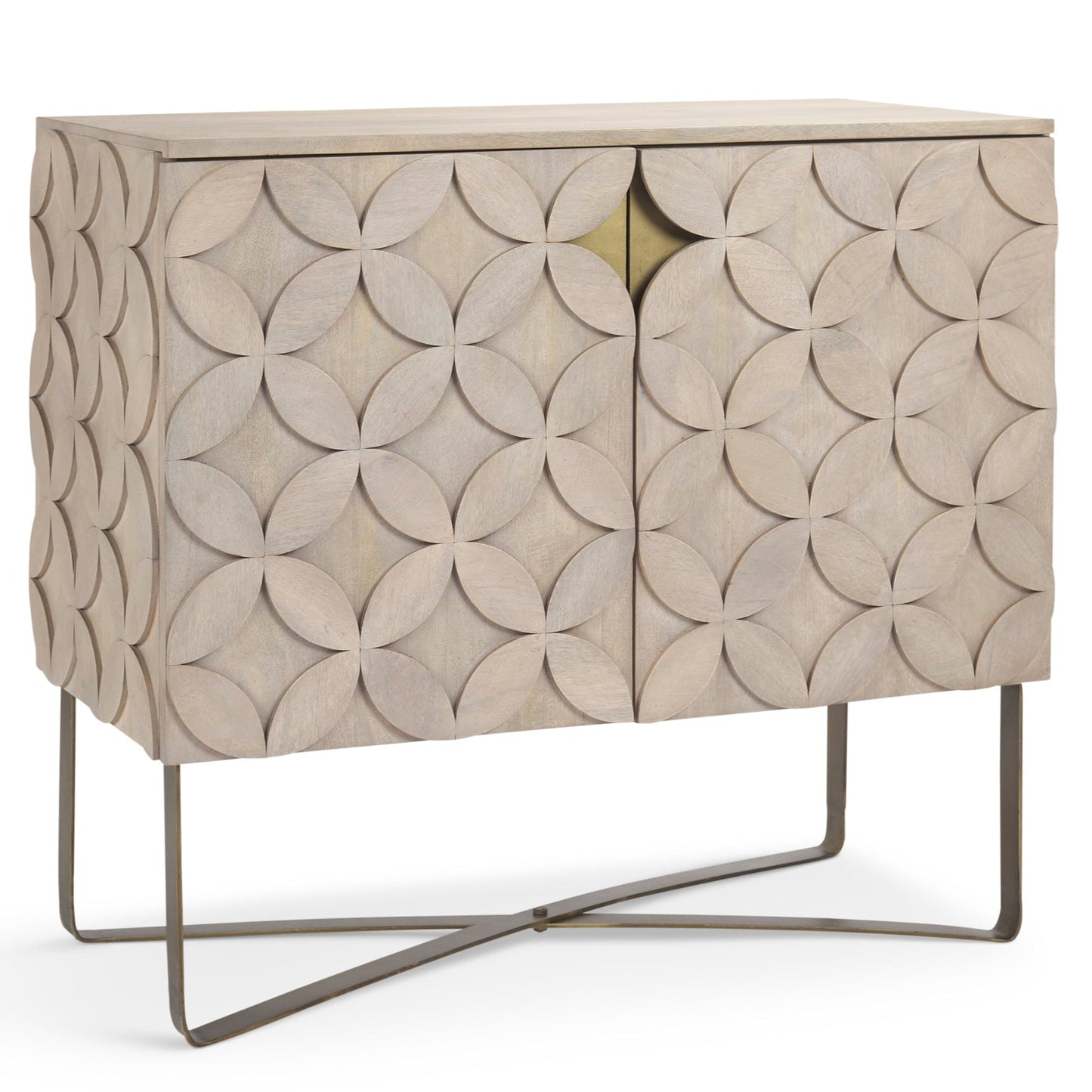 Excelsior Two Doors Wooden Accent Cabinet