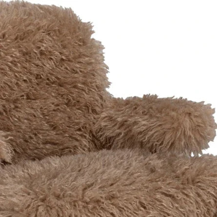 Exeter Vegan Fur Lounge Chair - LOOMLAN - Noir - Club Chairs