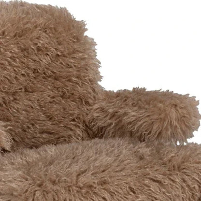 Exeter Vegan Fur Lounge Chair - LOOMLAN - Noir - Club Chairs