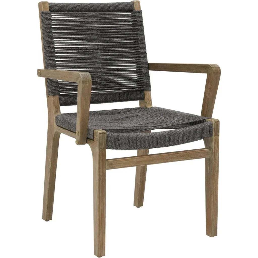 Explorer Oceans Dining Armchair 2PC Mixed Grey-Outdoor Dining Chairs-Seasonal Living-LOOMLAN