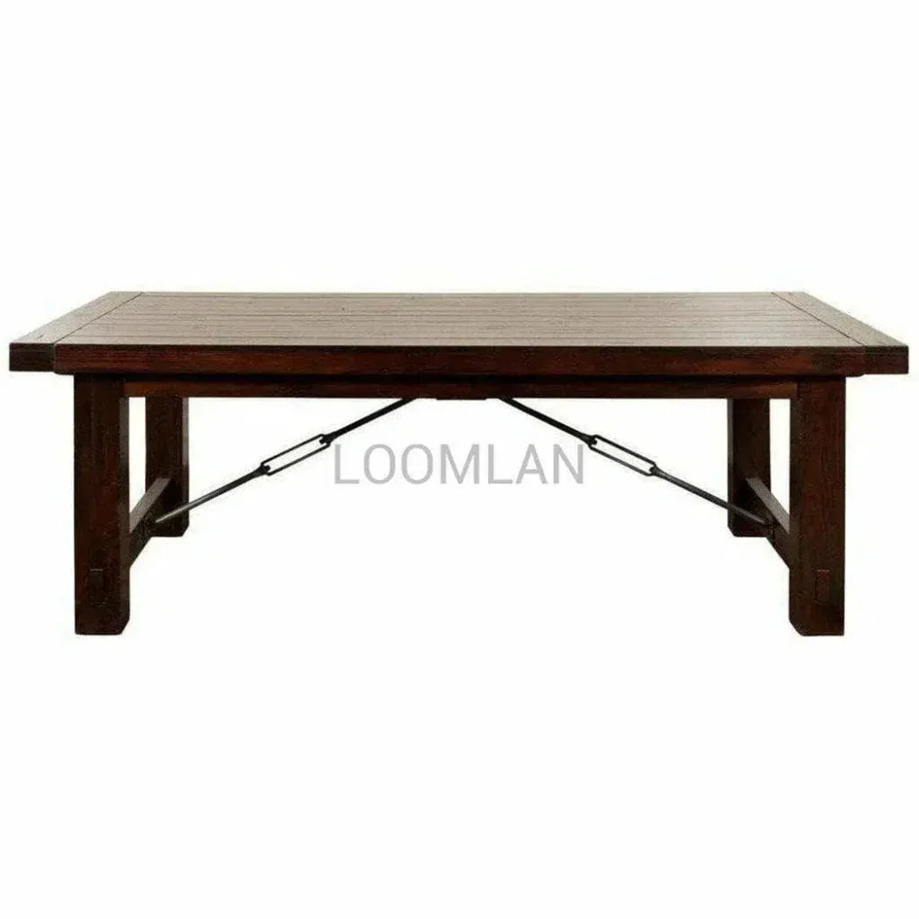 Extra Large Extendable Dining Table for 12-Dining Tables-Sunny D-LOOMLAN
