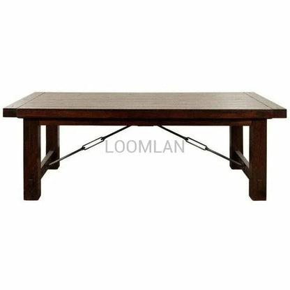 Extra Large Extendable Dining Table for 12-Dining Tables-Sunny D-LOOMLAN