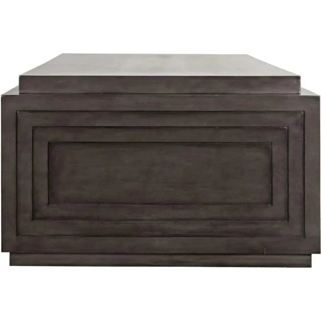 Extra Large Mentor Desk,Wood Unique Desk Drawers-Home Office Desks-Noir-LOOMLAN