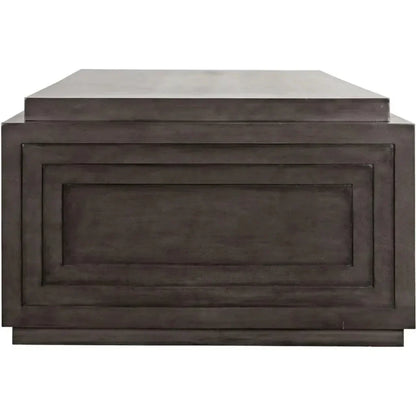 Extra Large Mentor Desk,Wood Unique Desk Drawers-Home Office Desks-Noir-LOOMLAN