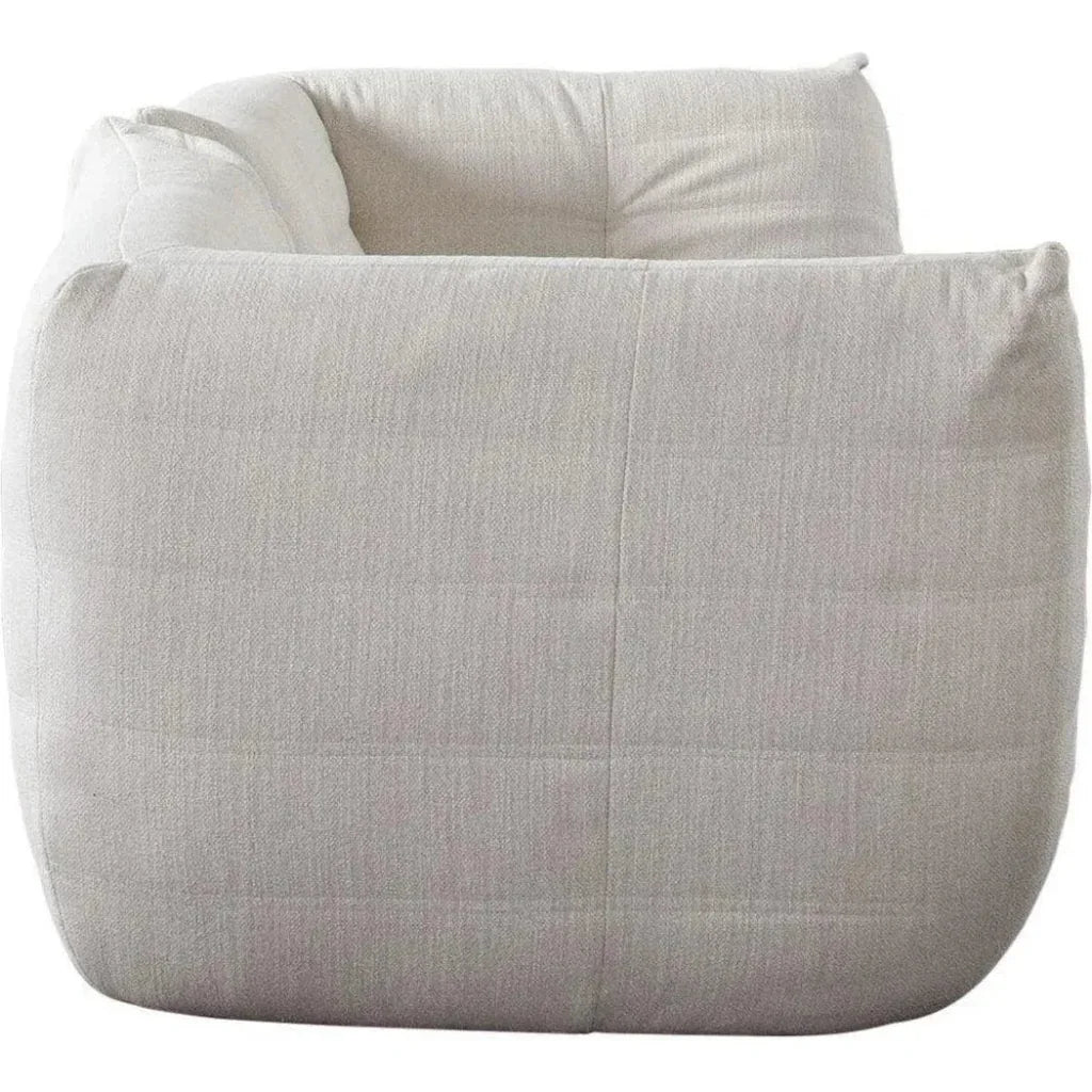 Ezra 2PC Modular Sofa in Cream Fabric-Modular Sofas-Diamond Sofa-LOOMLAN