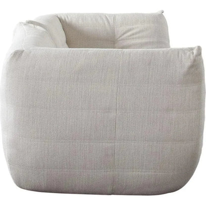 Ezra 2PC Modular Sofa in Cream Fabric-Modular Sofas-Diamond Sofa-LOOMLAN