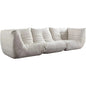 Ezra 3PC Modular Sofa in Cream Fabric-Modular Sofas-Diamond Sofa-LOOMLAN