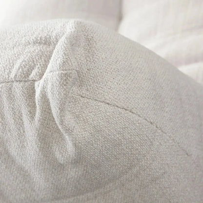 Ezra 5PC Corner Sectional in Cream Fabric-Modular Sofas-Diamond Sofa-LOOMLAN