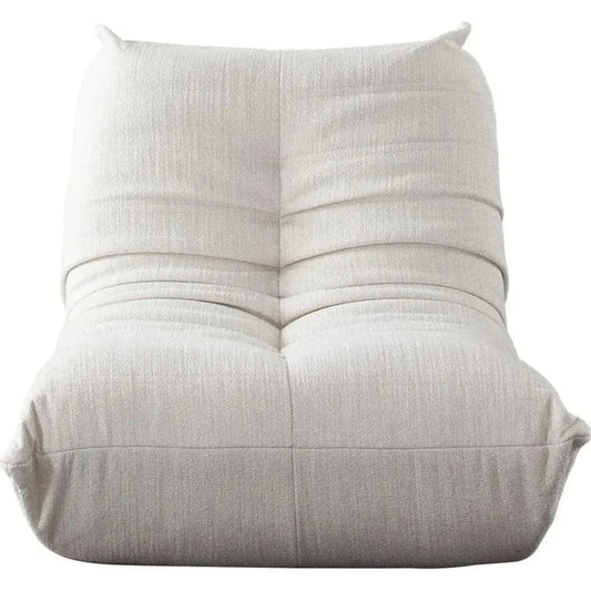 Ezra Armless Chair in Cream Fabric-Lounge Chairs-Diamond Sofa-LOOMLAN