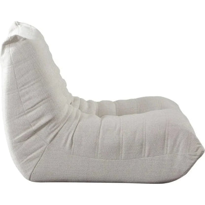 Ezra Armless Chair in Cream Fabric-Lounge Chairs-Diamond Sofa-LOOMLAN