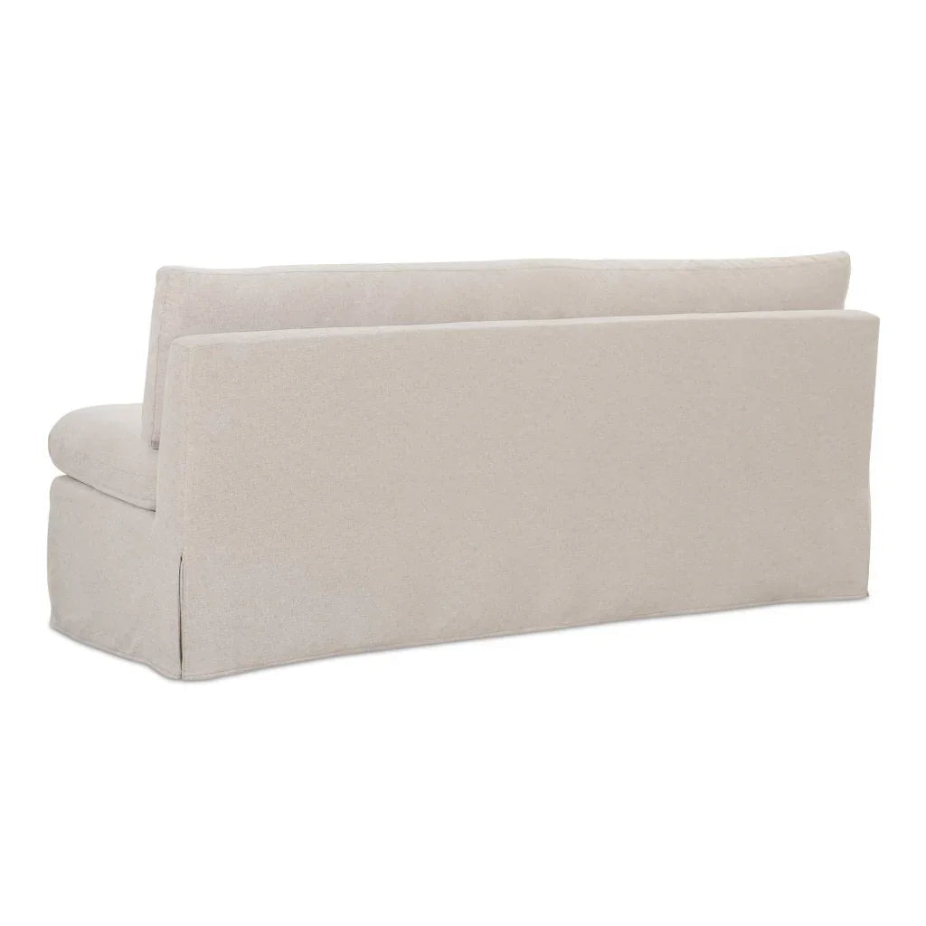 Fable Beige Slipcover Dining Bench - LOOMLAN - Moe's Home - Dining Benches