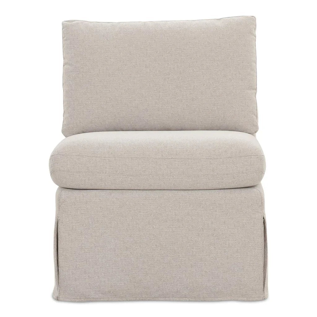 Fable Beige Washable Slipcover Dining Chair - LOOMLAN - Moe's Home - Dining Chairs