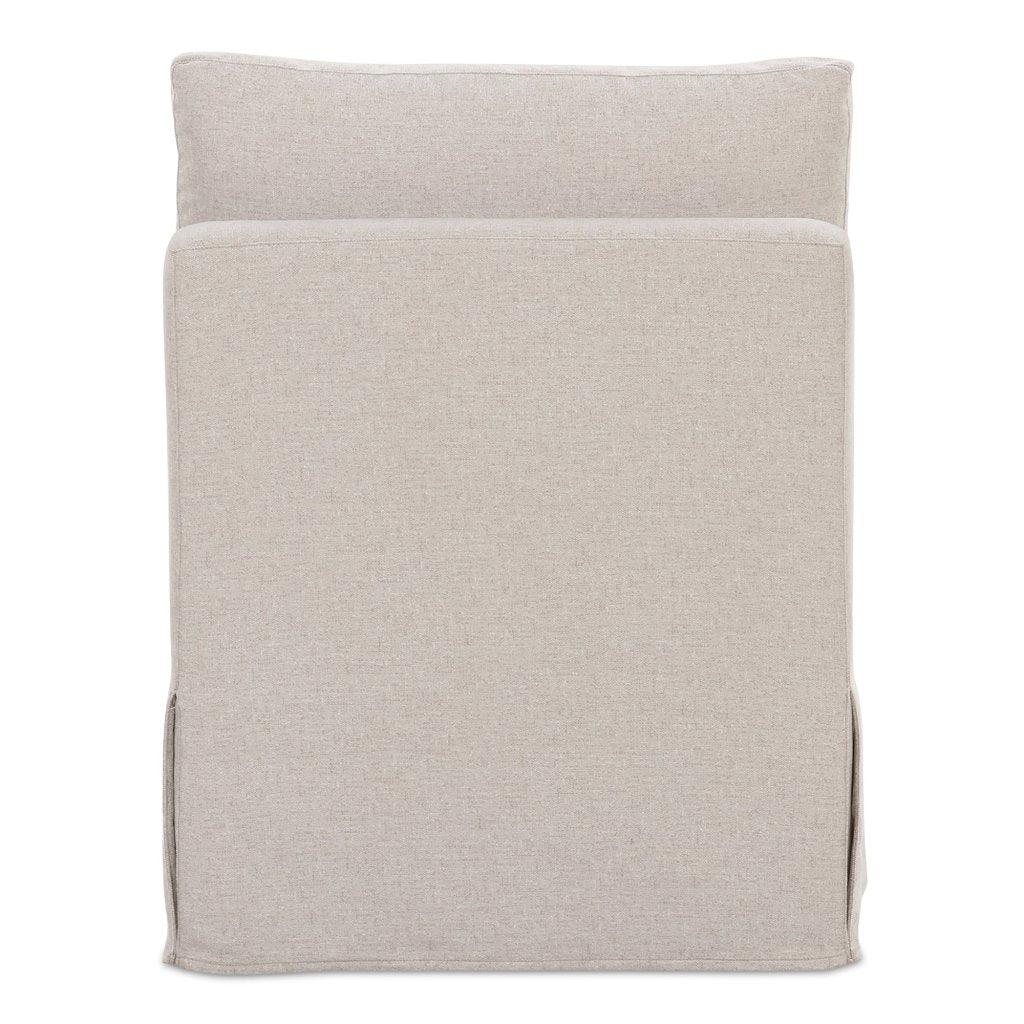 Fable Beige Washable Slipcover Dining Chair - LOOMLAN - Moe's Home - Dining Chairs