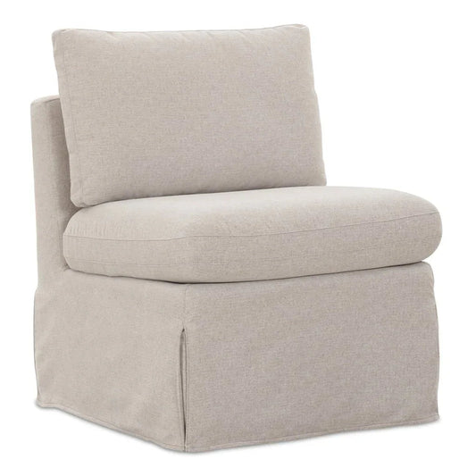 Fable Beige Washable Slipcover Dining Chair - LOOMLAN - Moe's Home - Dining Chairs