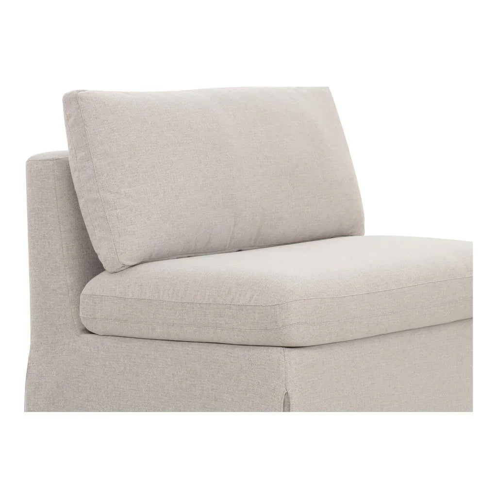Fable Beige Washable Slipcover Modular Sofa-Modular Components-Moe's Home-LOOMLAN