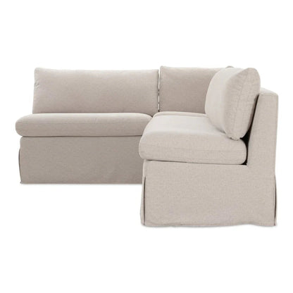 Fable L-Shape Slipcover Dining Banquette-Modular Sofas-Moe's Home-LOOMLAN