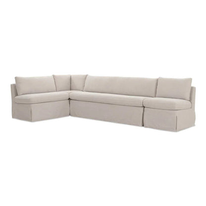 Fable L-Shape Slipcover Dining Banquette-Modular Sofas-Moe's Home-LOOMLAN