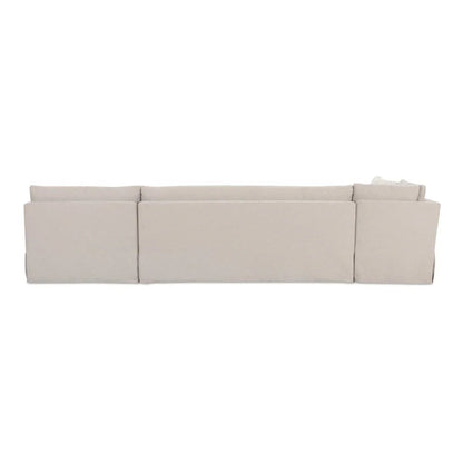 Fable L-Shape Slipcover Dining Banquette-Modular Sofas-Moe's Home-LOOMLAN