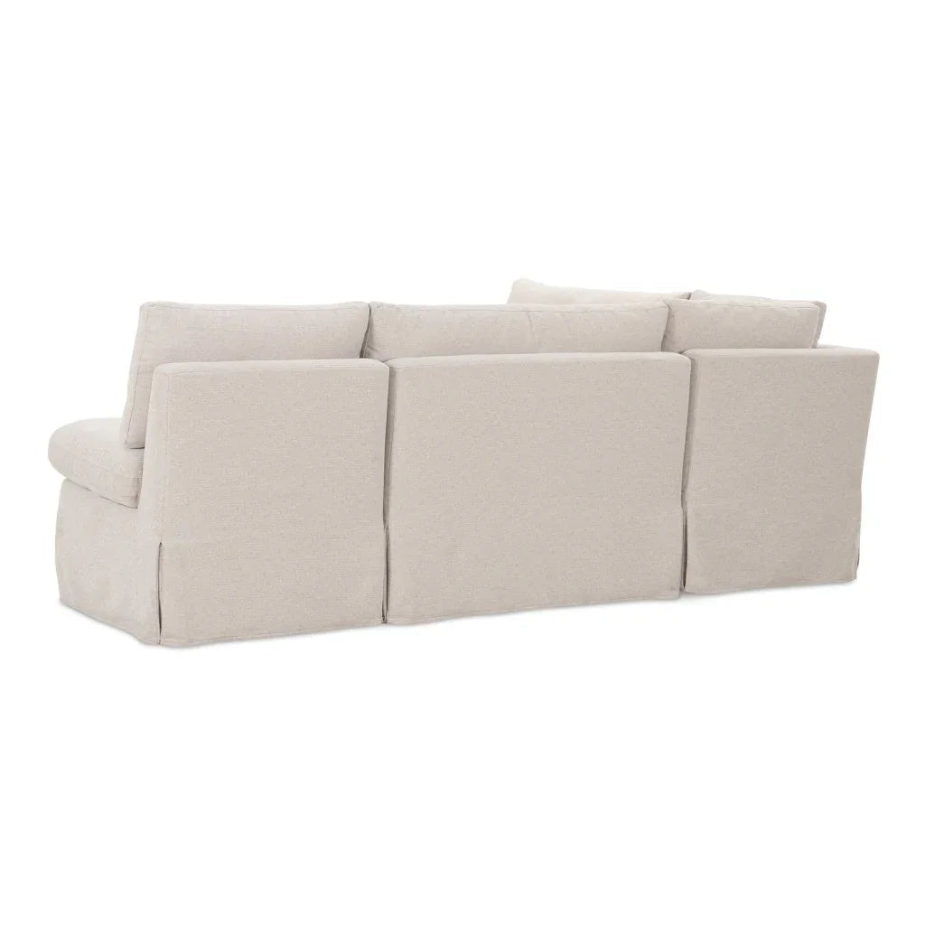 Fable L-Shape Slipcover Dining Banquette-Modular Sofas-Moe's Home-LOOMLAN