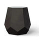 Faceted Fiber-Reinforced Concrete Outdoor Stool-Garden Stools-Urbia-Lava-LOOMLAN