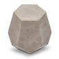 Faceted Fiber Reinforced Concrete Side Table - LOOMLAN - Urbia - Outdoor Side Tables
