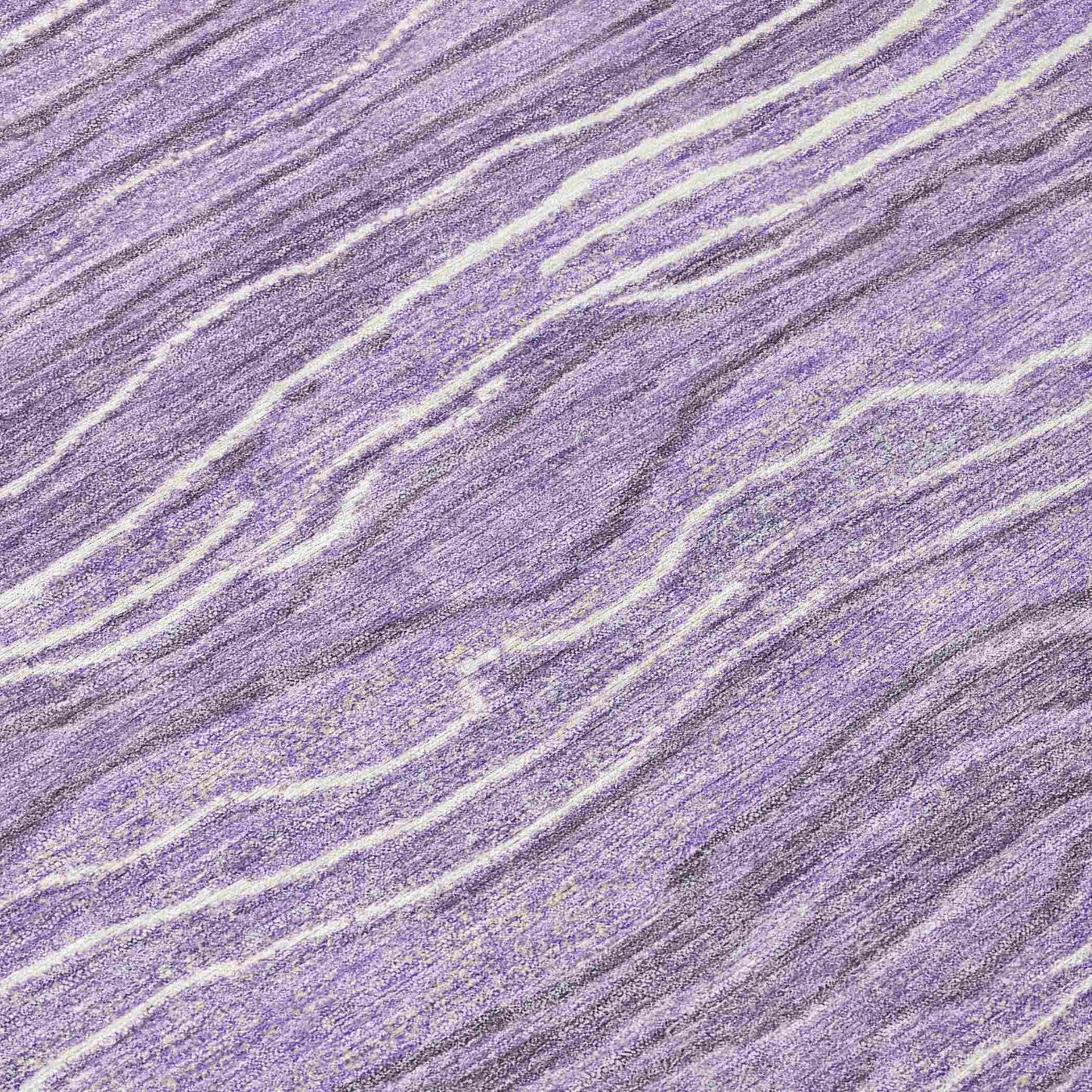 Faerain Purple Washable Indoor-Outdoor Rug