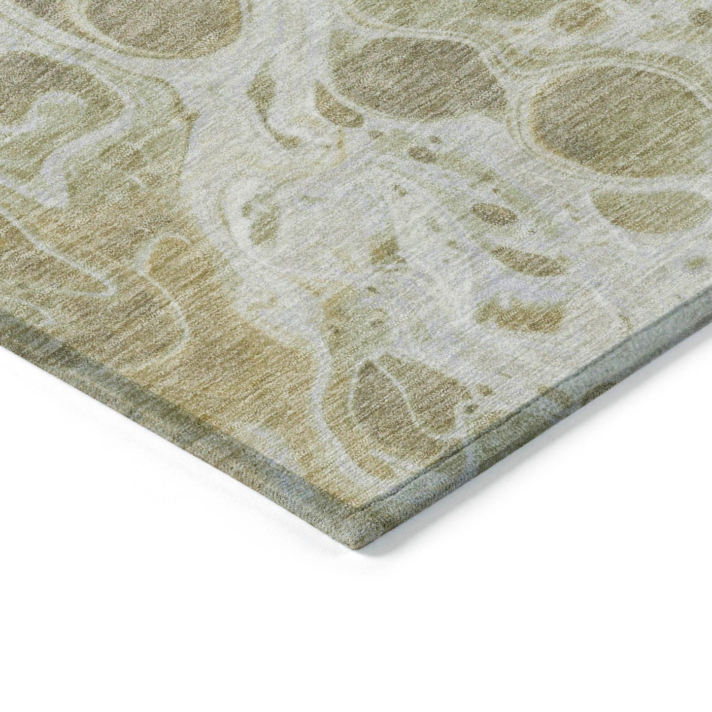 Faerara Gold Washable Indoor-Outdoor Rug