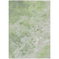 Faerara Green Washable Indoor-Outdoor Rug