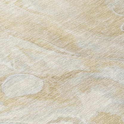 Faerel Brown Washable Indoor-Outdoor Rug