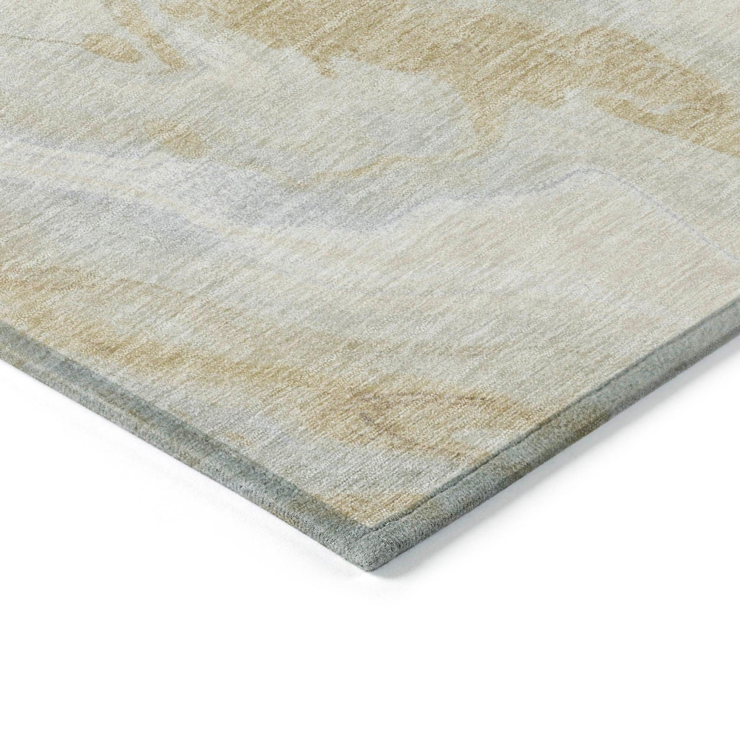 Faerel Brown Washable Indoor-Outdoor Rug