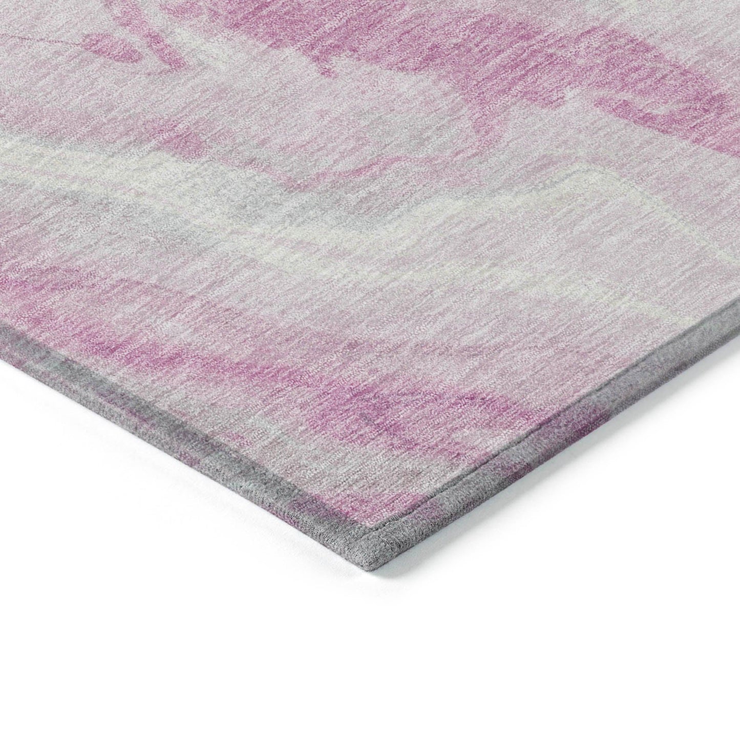 Faerel Pink Washable Indoor-Outdoor Rug