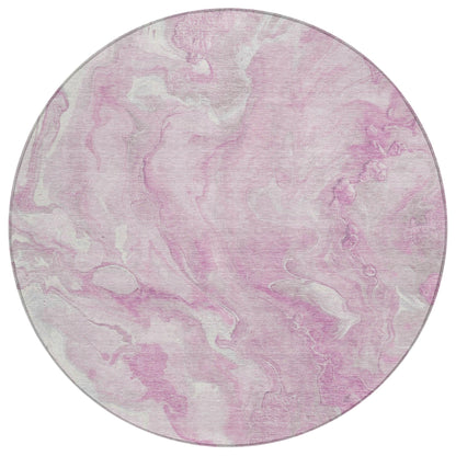 Faerel Pink Washable Indoor-Outdoor Rug