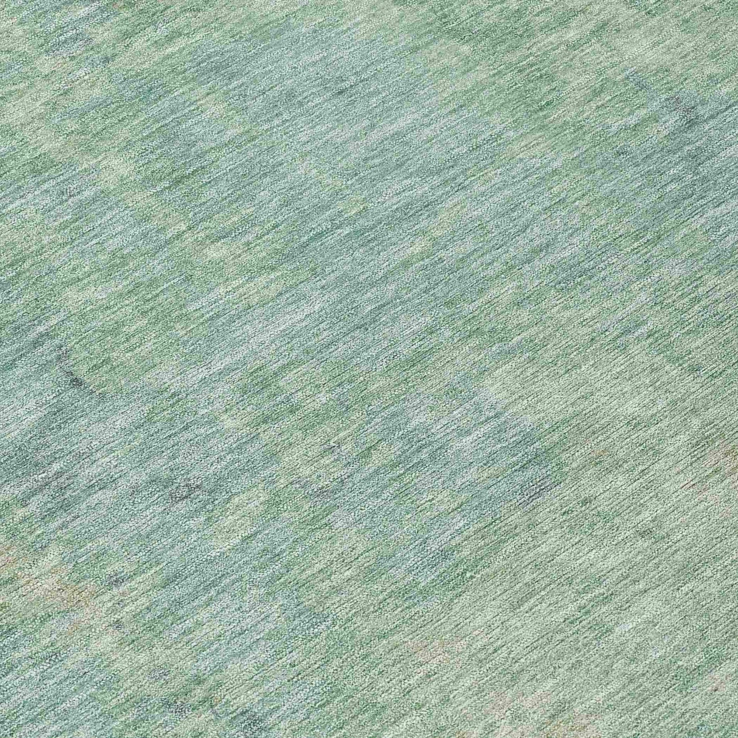 Faerion Blue Washable Indoor-Outdoor Rug