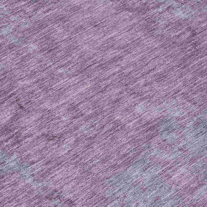 Faerion Purple Washable Indoor-Outdoor Rug