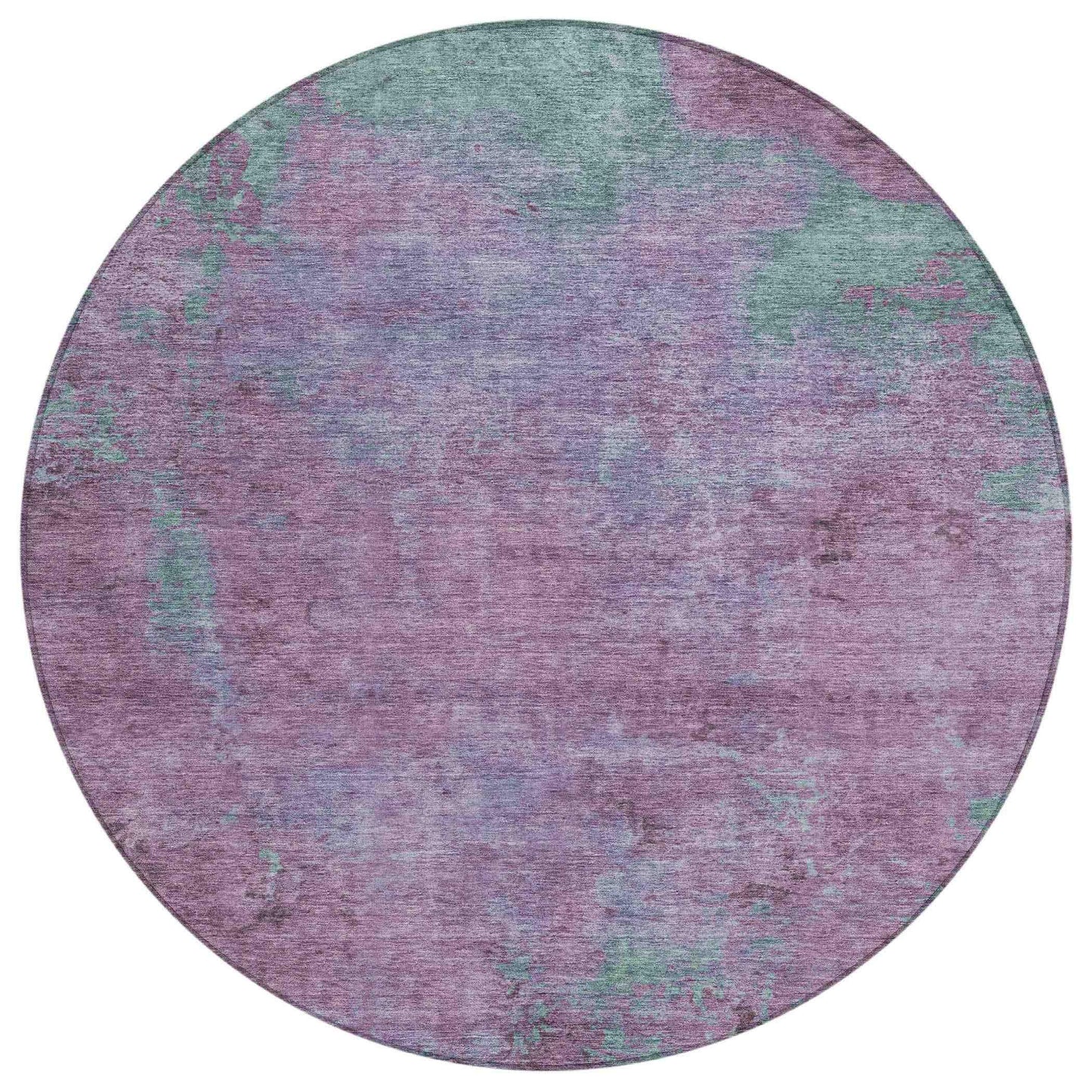 Faerion Purple Washable Indoor-Outdoor Rug