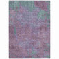 Faerion Purple Washable Indoor-Outdoor Rug