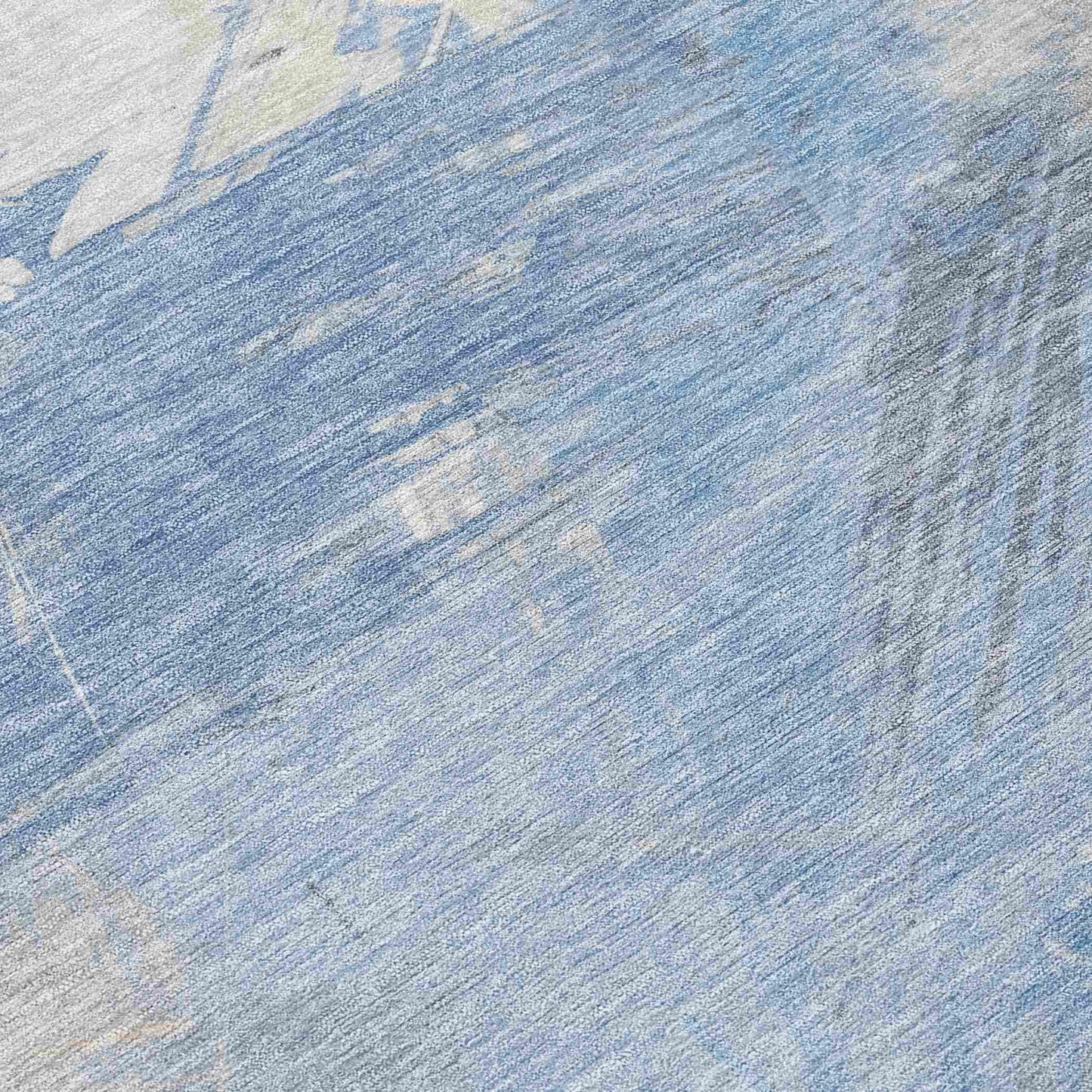 Faerira Denim Washable Indoor-Outdoor Rug