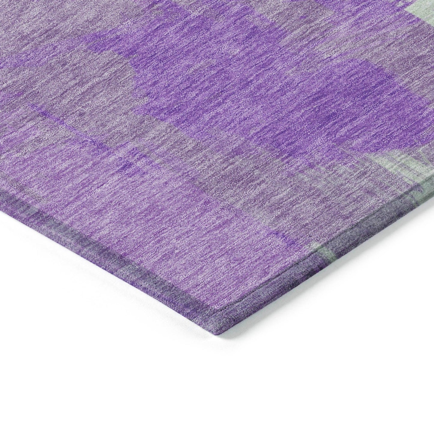 Faerira Purple Washable Indoor-Outdoor Rug
