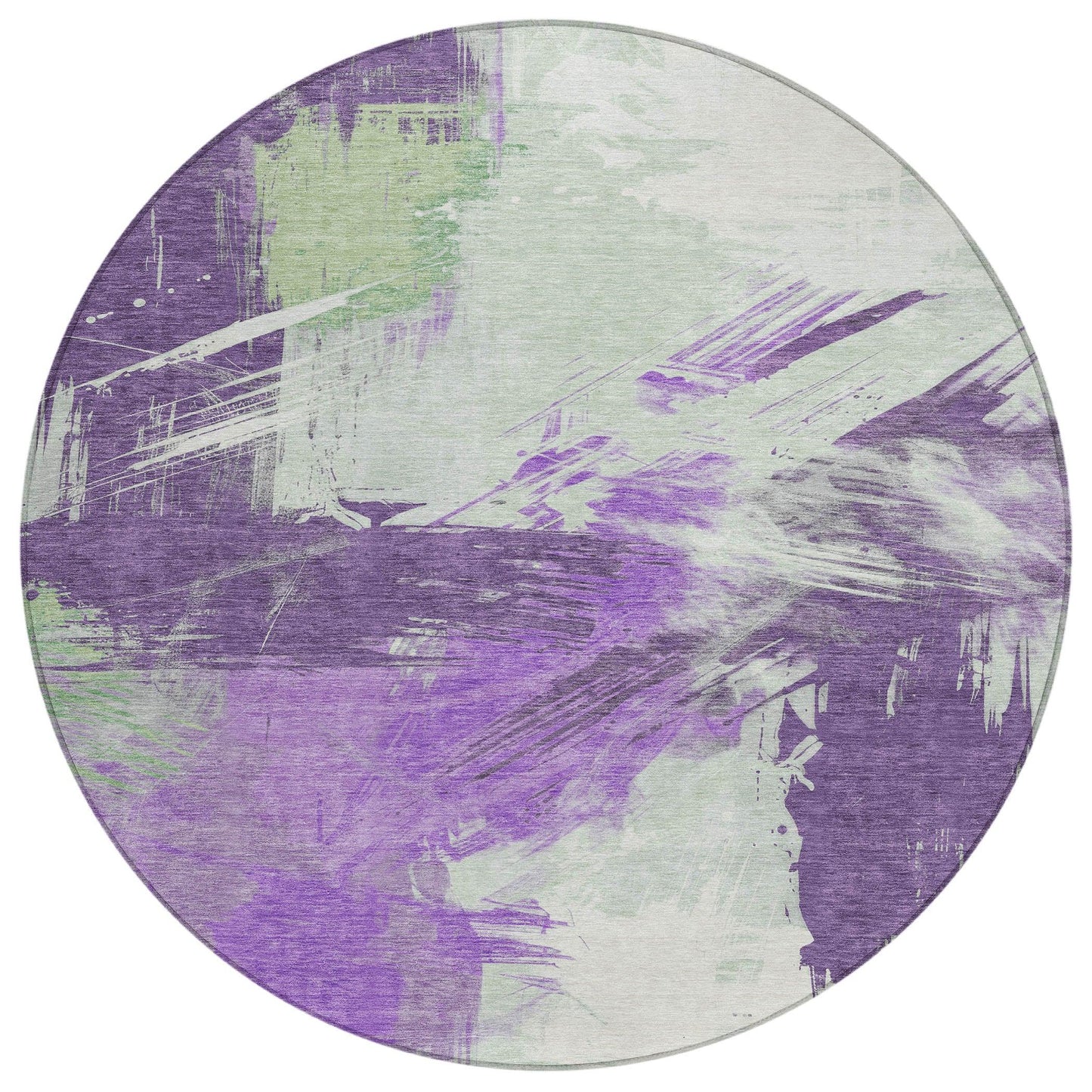 Faerira Purple Washable Indoor-Outdoor Rug