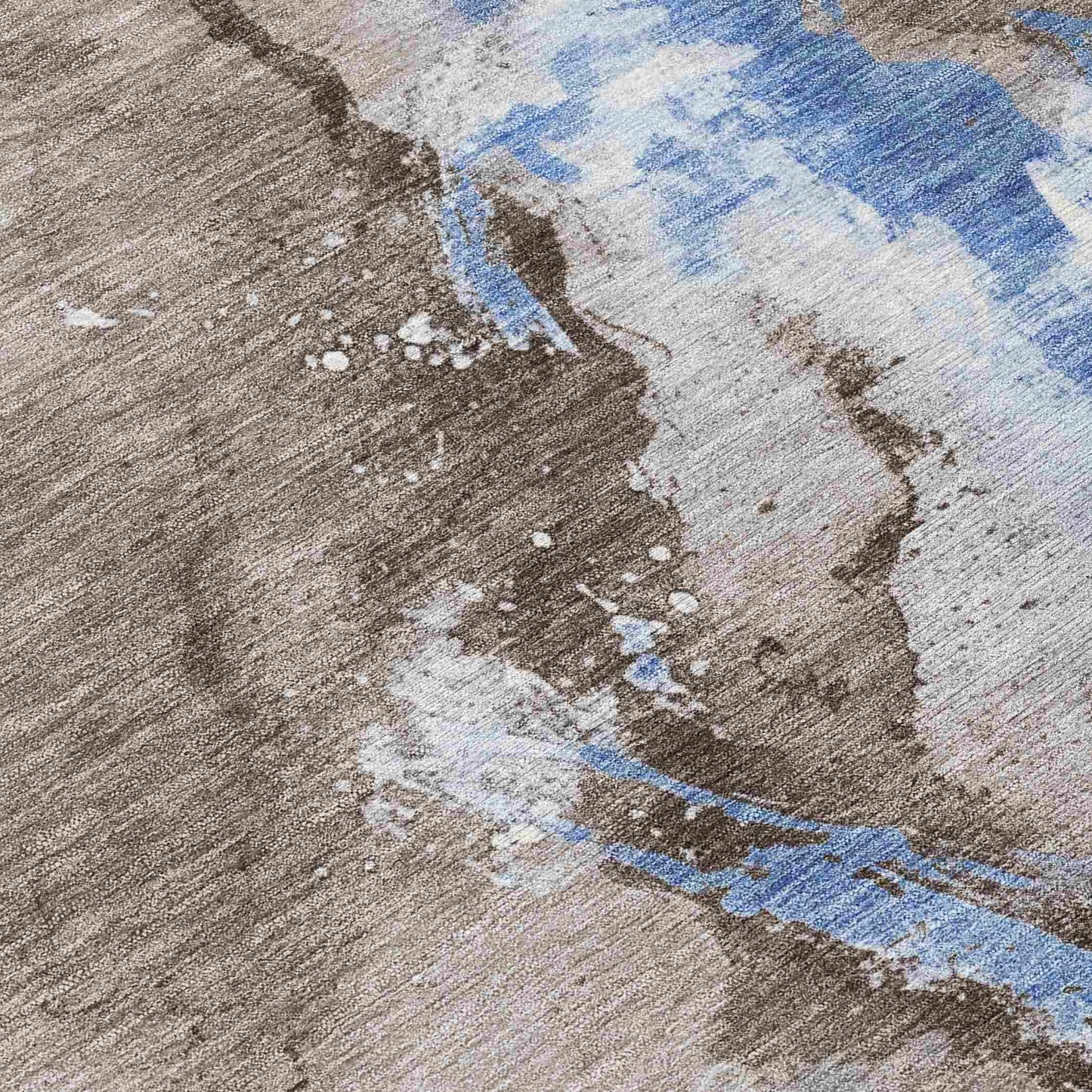 Faerius Brown Washable Indoor-Outdoor Rug