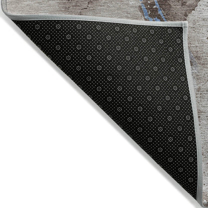 Faerius Brown Washable Indoor-Outdoor Rug