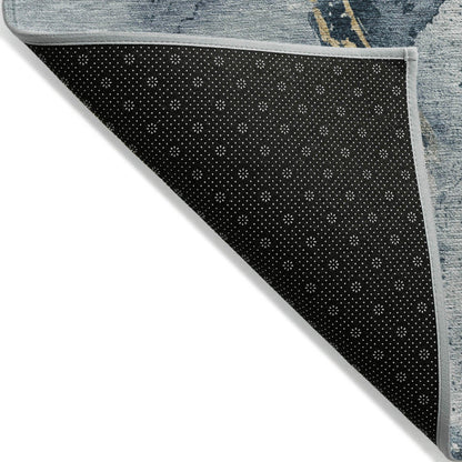 Faerius Graphite Washable Indoor-Outdoor Rug