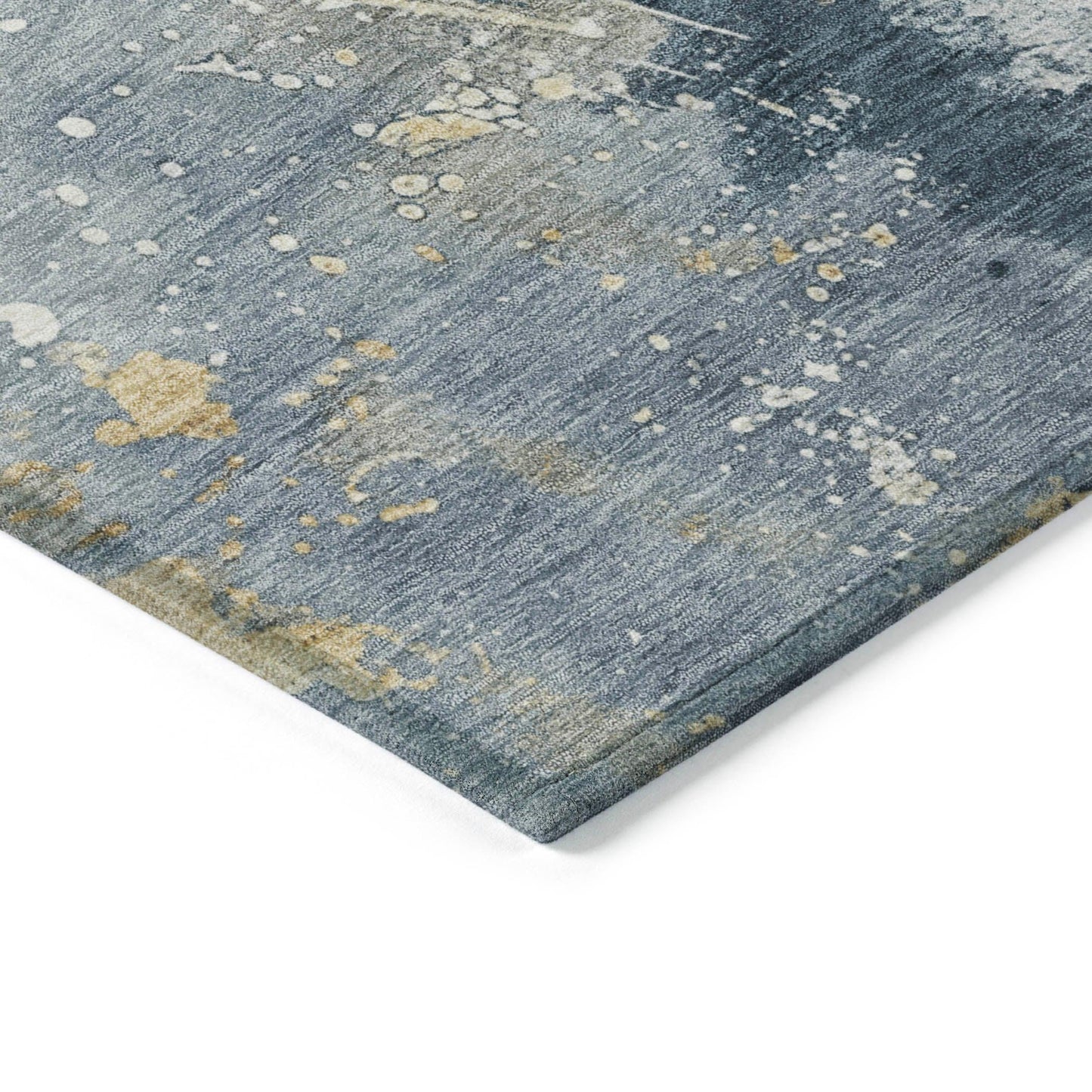 Faerius Graphite Washable Indoor-Outdoor Rug