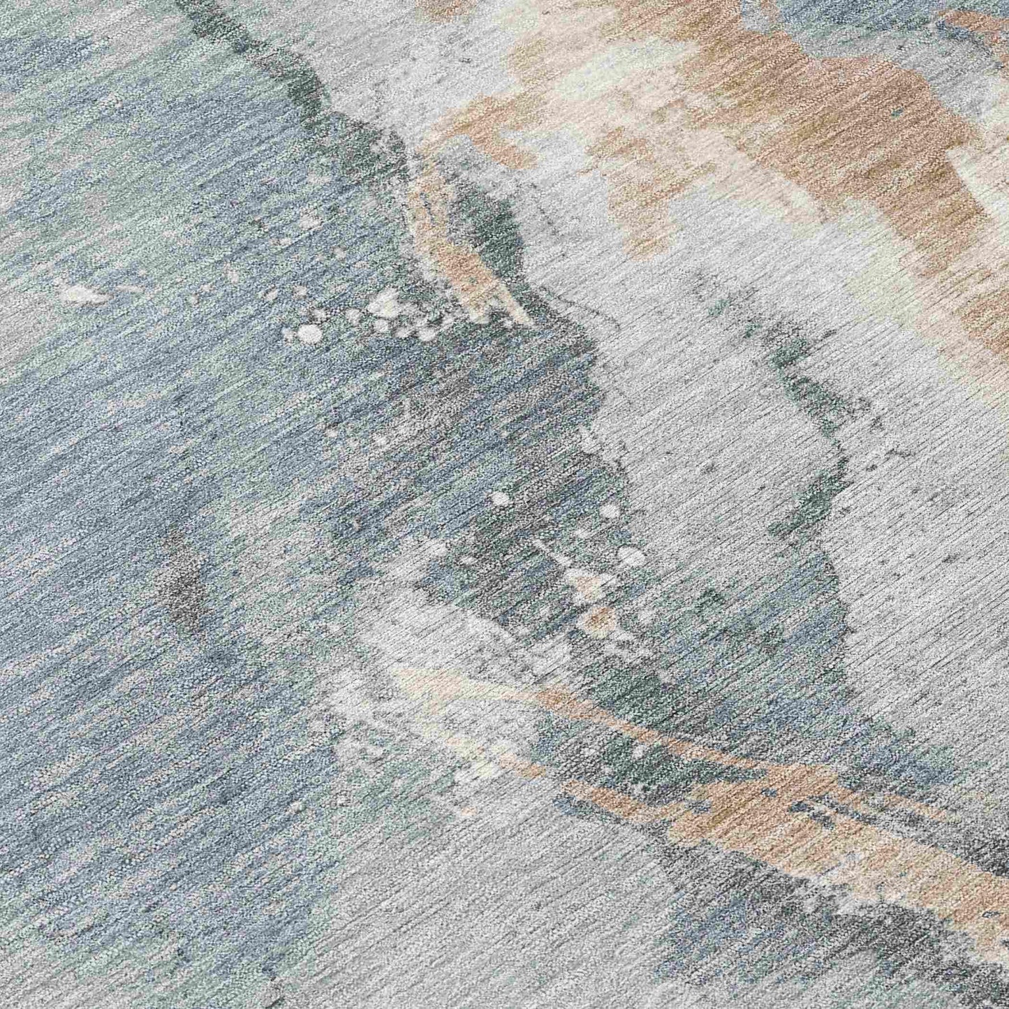 Faerius Gray Washable Indoor-Outdoor Rug