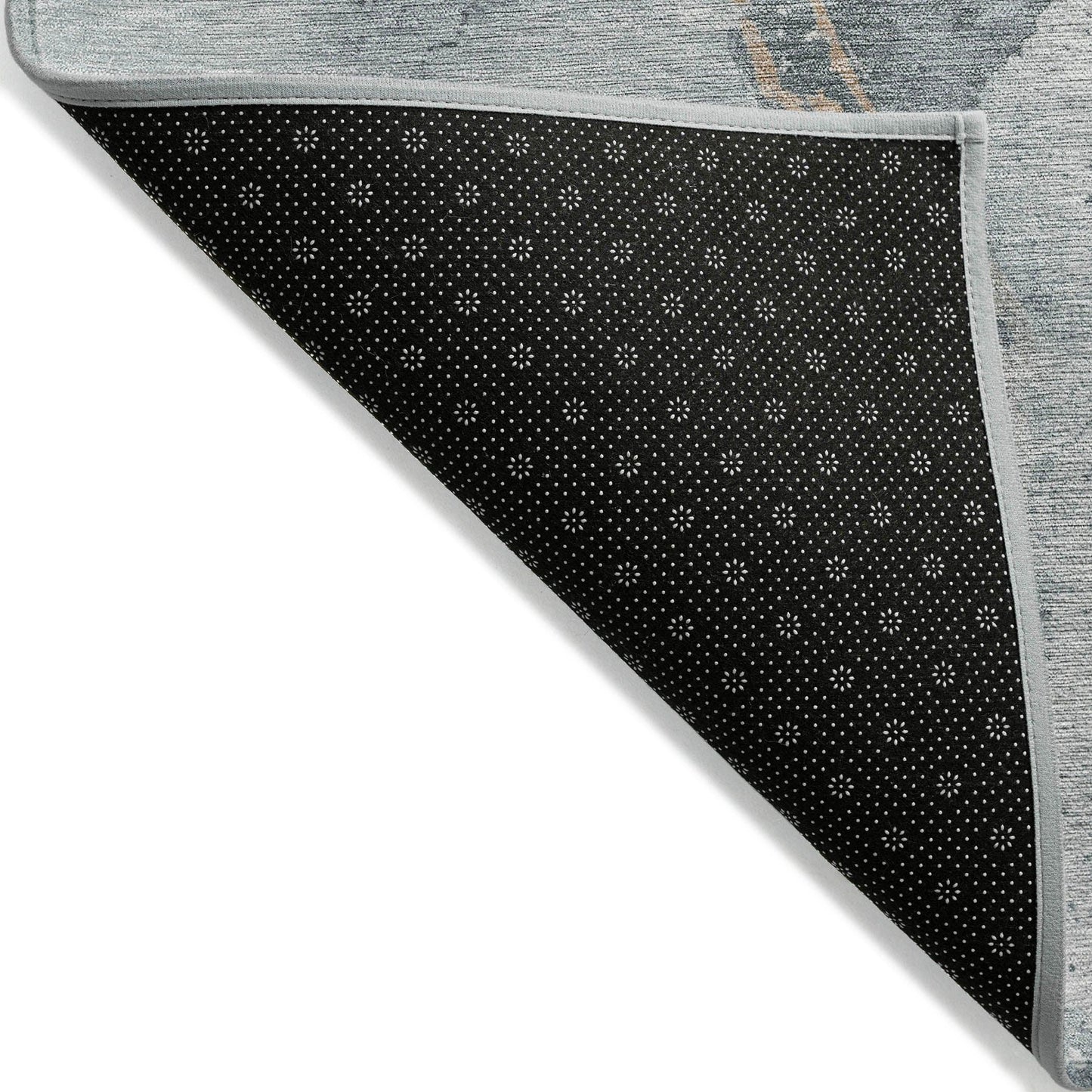 Faerius Gray Washable Indoor-Outdoor Rug