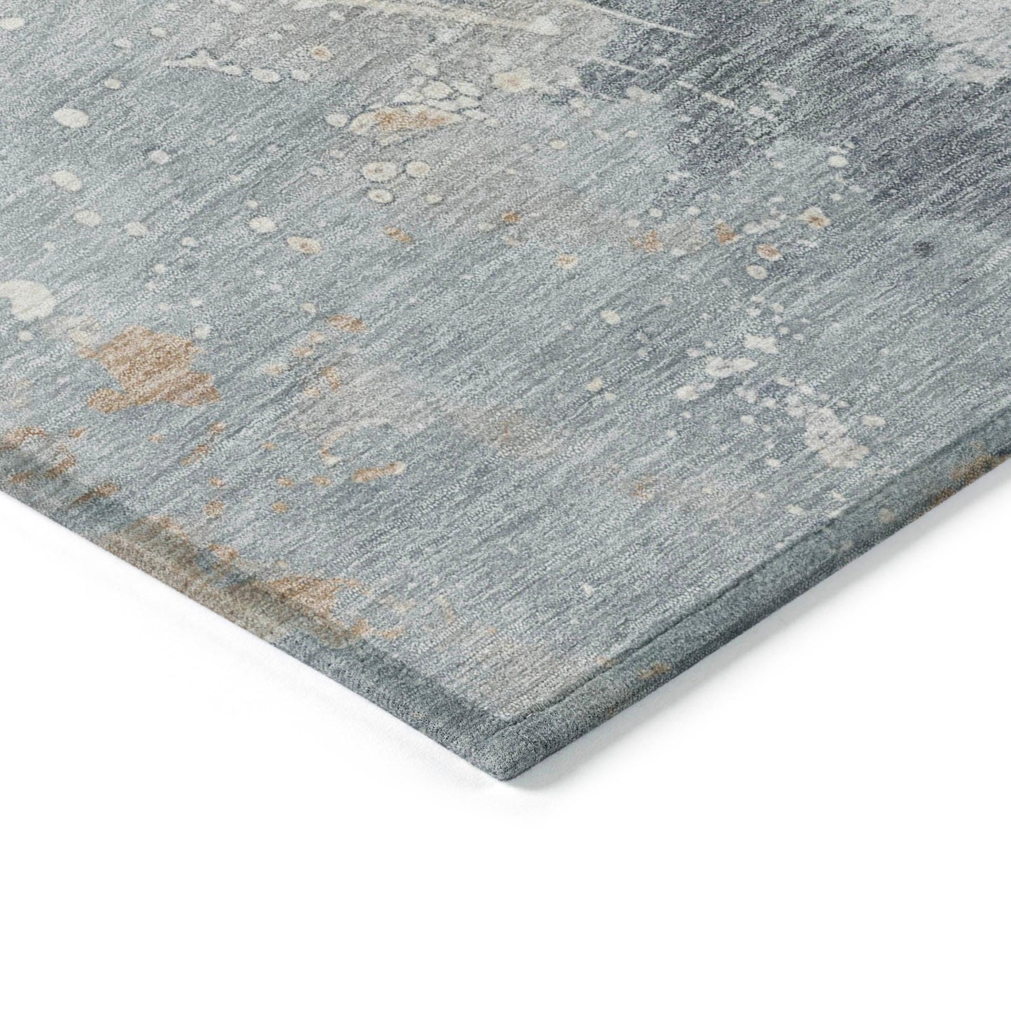 Faerius Gray Washable Indoor-Outdoor Rug