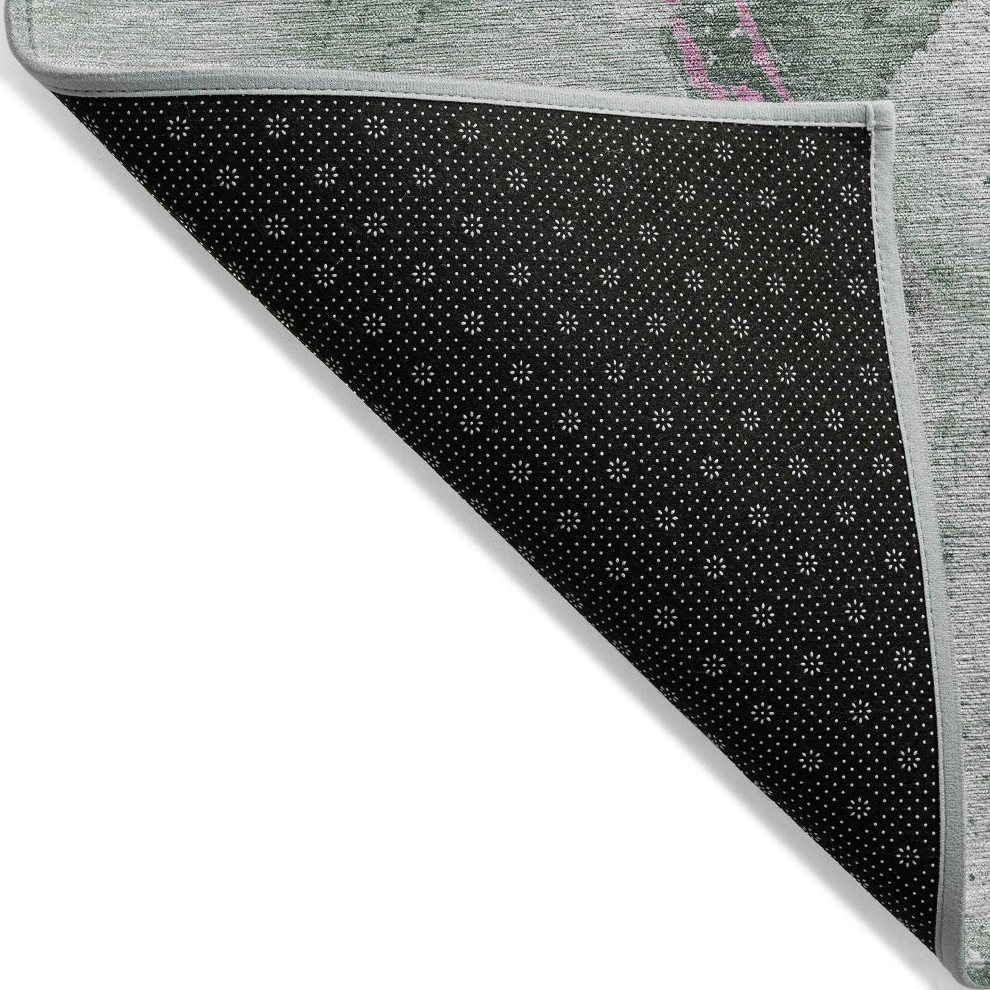 Faerius Green Washable Indoor-Outdoor Rug