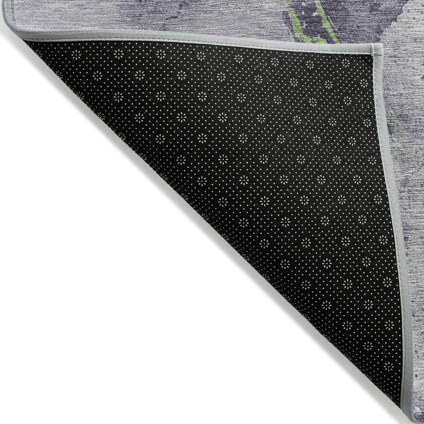 Faerius Purple Washable Indoor-Outdoor Rug